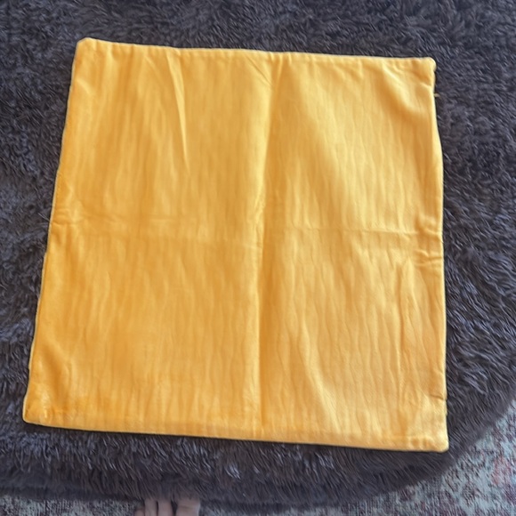 Yellowish gold Textured Fabric pillow cases- set of 2 - Picture 2 of 5